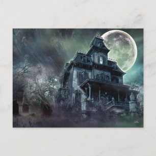 Haunted House Postcard