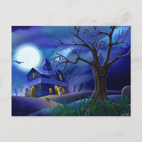 Haunted House Postcard