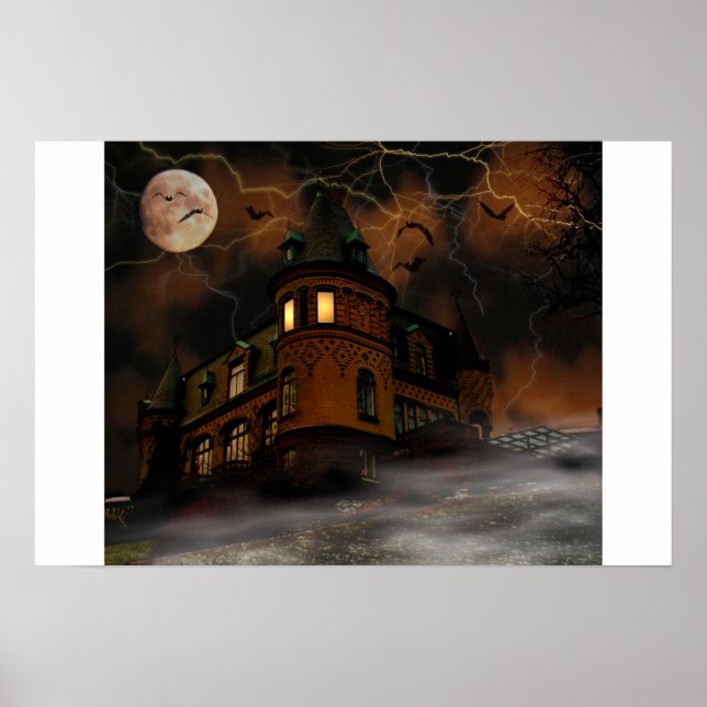 Haunted house poster (Front)