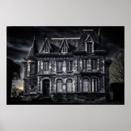 haunted house poster