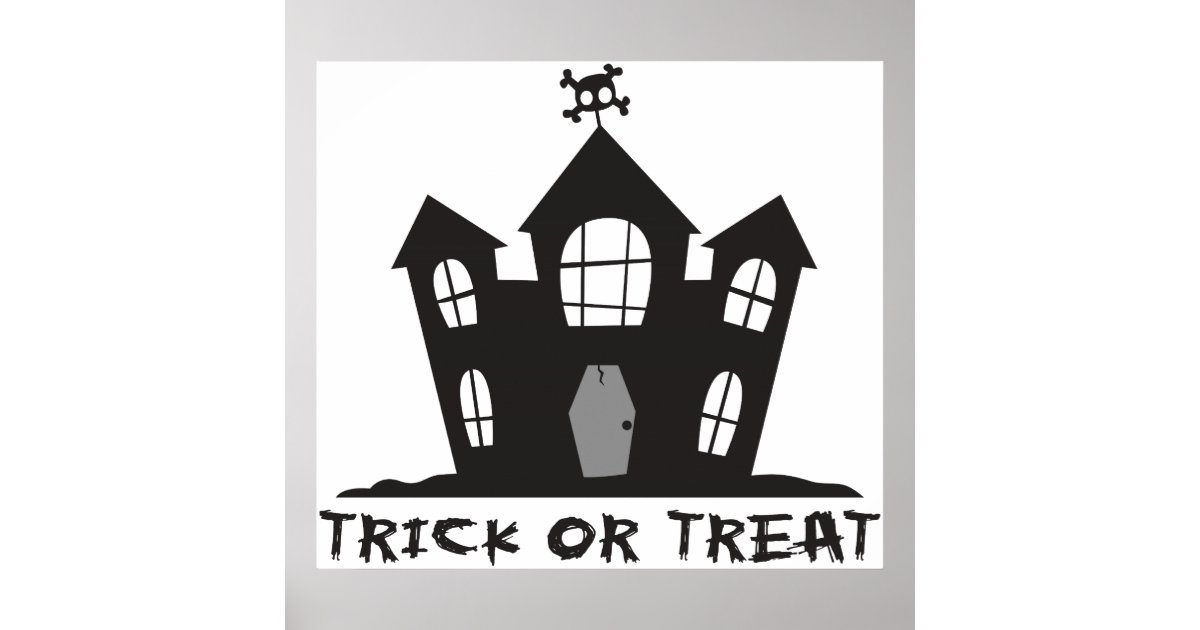 Haunted House Poster | Zazzle