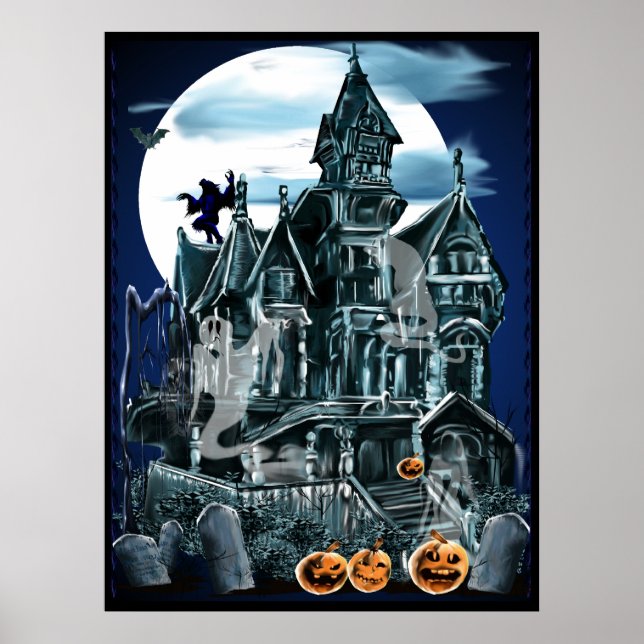 Haunted House Poster (Front)