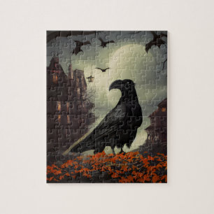 Haunted House Raven Jigsaw Puzzle