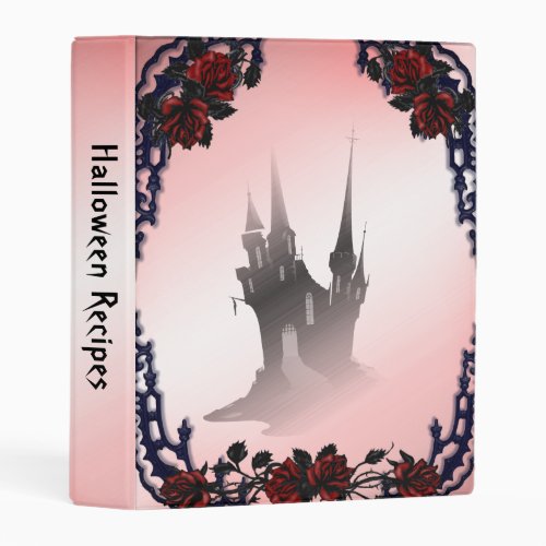 Haunted House Recipe Book Mini Binder