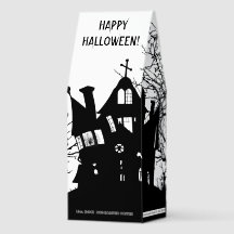 HAUNTED HOUSE ROASTED COFFEE CUSTOM TEXT