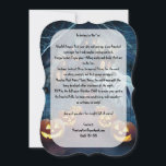 Haunted House - Scary Halloween Invitation<br><div class="desc">Dive into the eerie excitement of Halloween with our Haunted Halloween Bash invitation! Perfect for setting the scene, this invitation features a spooky mansion, glowing jack-o'-lanterns, and a friendly ghost. Ideal for any Halloween party, it promises a night of thrills and chills. Personalize the details to make your event unforgettable!...</div>