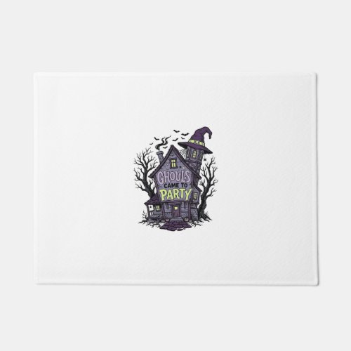 Haunted House Shirt Cute Spooky Party Halloween De Doormat