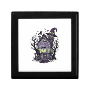 Haunted House Shirt Cute Spooky Party Halloween De Gift Box