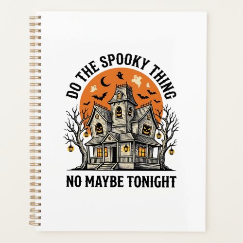 Haunted House Shirt Spooky Vintage Halloween Desig Planner