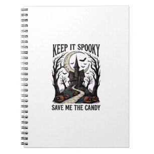 Haunted House Shirt Vintage Halloween Engraving Ar Notebook