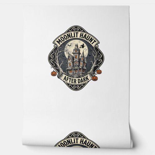 Haunted House Shirt Vintage Halloween Moon Witch D Wallpaper