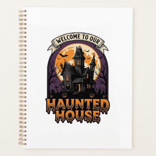 Haunted House Shirt Vintage Halloween Welcome Desi Planner