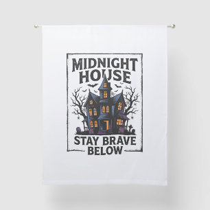 Haunted House Shirt Vintage Spooky Night Design_1 Sheer Curtains