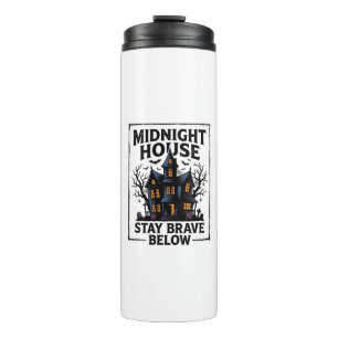 Haunted House Shirt Vintage Spooky Night Design_1 Thermal Tumbler