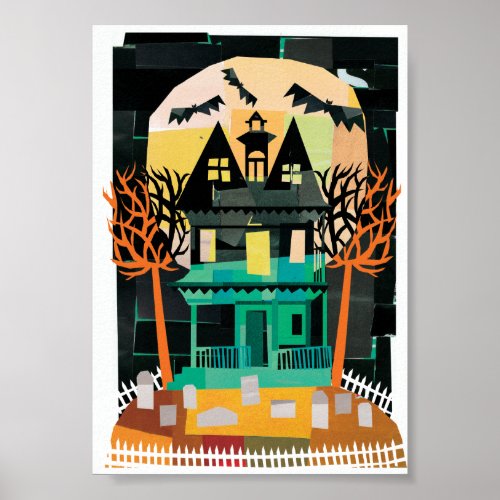 Haunted House Spooks Poster