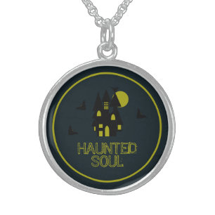 Haunted House Sterling Silver Necklace