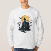 haunted house t-shirt design