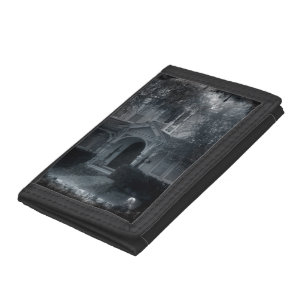 Haunted House Tri-fold Wallet