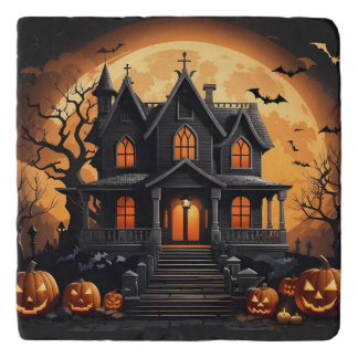 Haunted house trivet