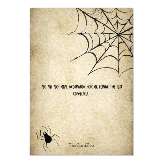 Haunted House Vintage Halloween Party Invitations