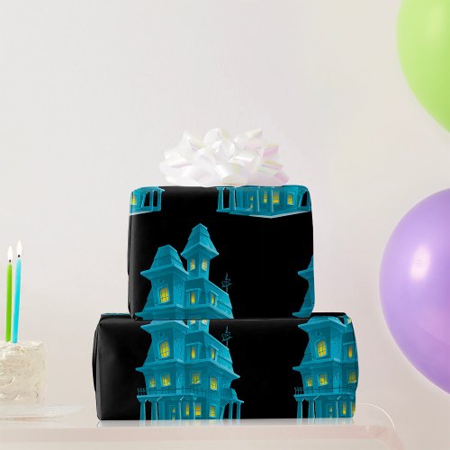 Haunted House Wrapping Paper