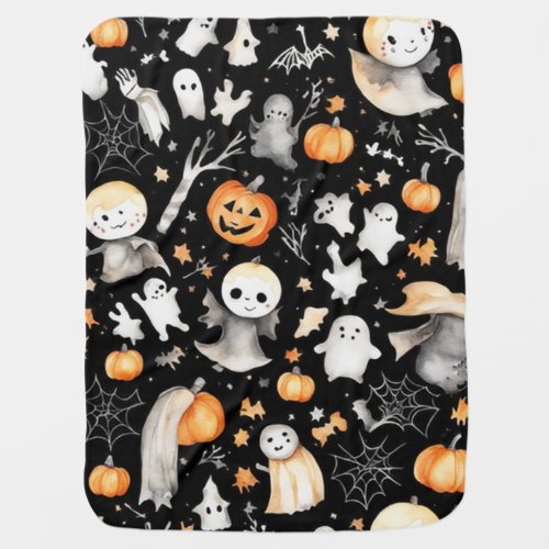 Haunted Hues Babys Halloween Blanket