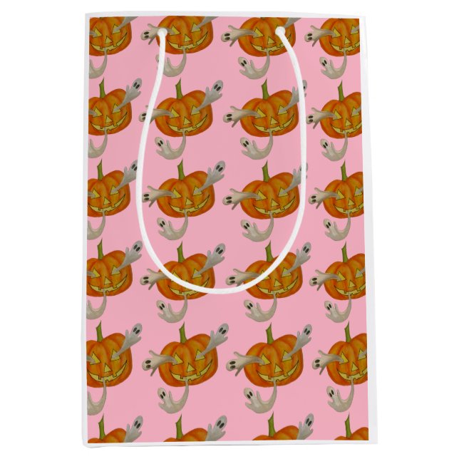 haunted jack o lantern medium gift bag (Front)