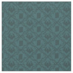 Haunted Library Books and Bats Patterned Fabric