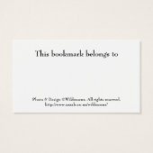 Haunted maize field bookmark (Back)