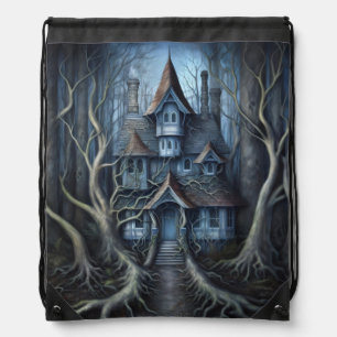 Haunted Mansion Forest Drawstring Bag