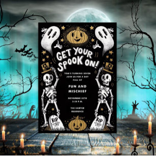 Haunted Mansion Halloween Party Invitation