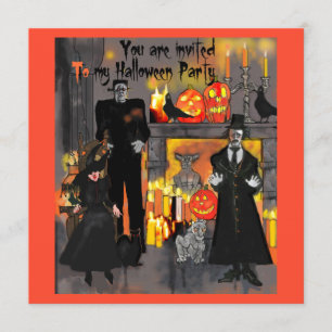 Haunted Mansion Halloween Party Invitation