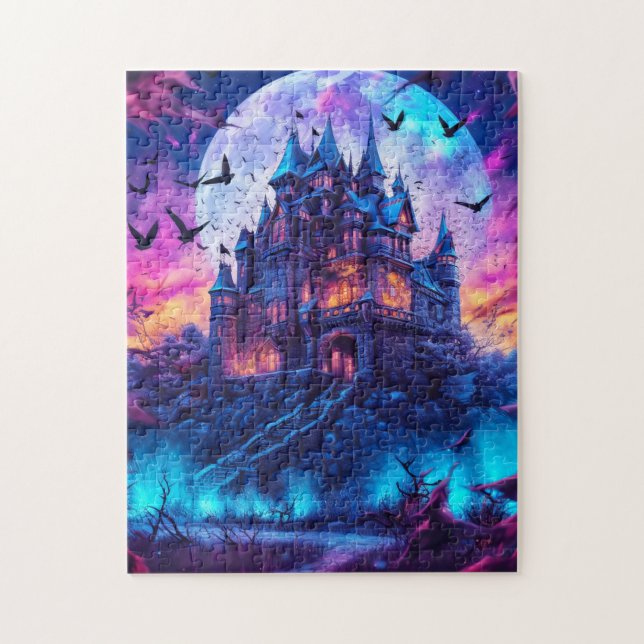 Haunted Mansion | Happy Halloween Jigsaw Puzzle (Vertical)