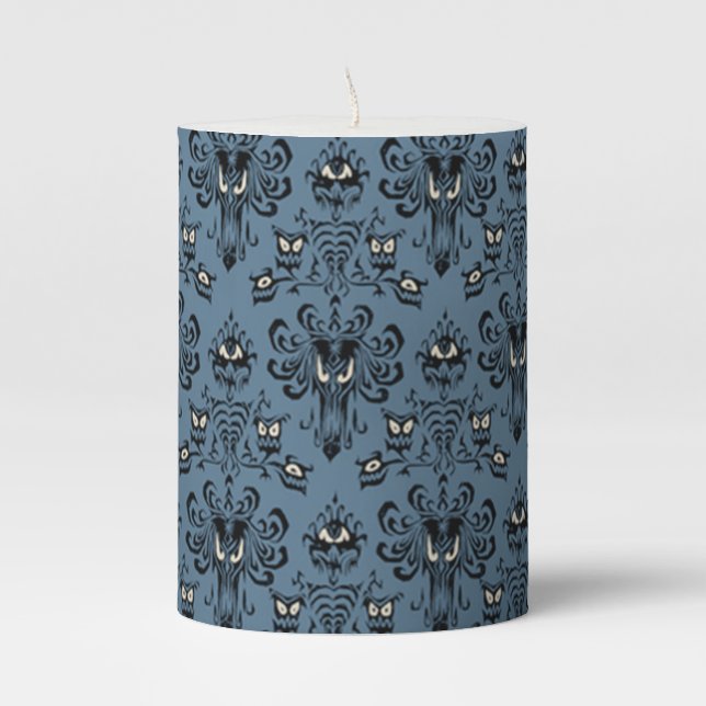 Haunted Mansion Pillar Candle (Front)