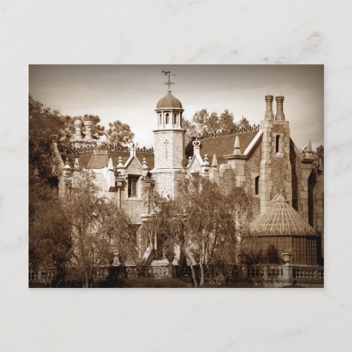 Haunted Mansion Postcard