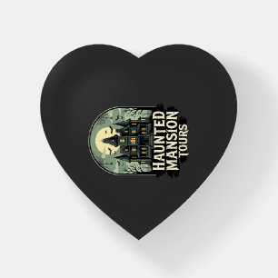 Haunted Mansion Tours Vintage Halloween Vector Paperweight