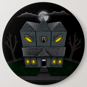 Haunted Monster House Button