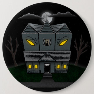Haunted Monster House Button