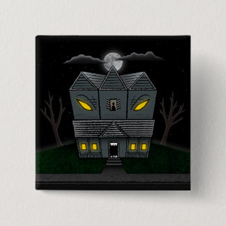 Haunted Monster House Button
