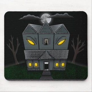 Haunted Monster House Mouse Pad
