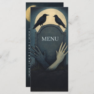 Haunted Moonlight Wedding Zombie Menu