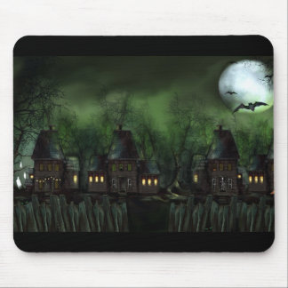 Haunted Neighborhood  Mousepad