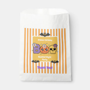 Haunted Night Party Birthday  – Halloween night Favor Bag