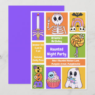 Haunted Night Party Birthday  – Halloween night Invitation