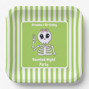 Haunted Night Party Birthday – Halloween night Paper Plates