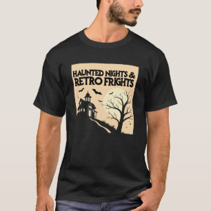 "Haunted Night & Retro Fright – Vintage Horror wi T-Shirt
