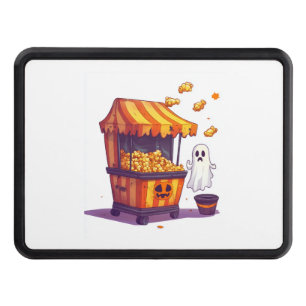 Haunted Popcorn Stand Hitch Cover