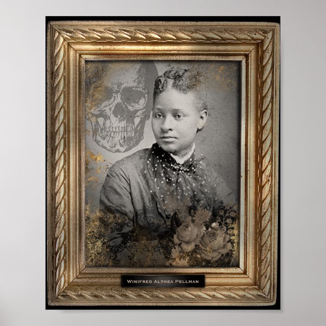 Haunted Portrait | African-American Woman  Poster (Front)