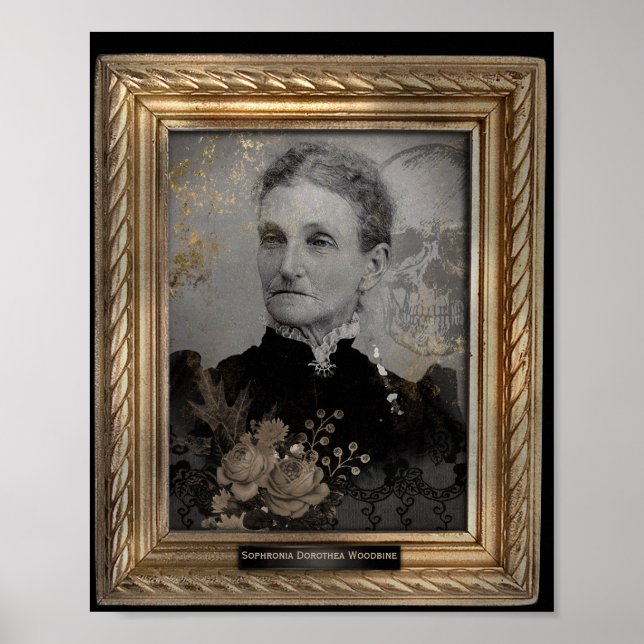 Haunted Portrait | Old Woman | Downloadable Poster (Front)