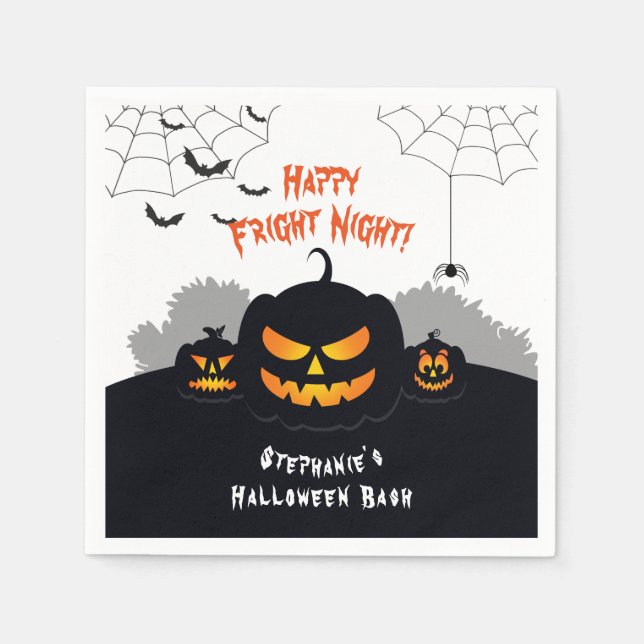 Haunted Pumpkin Patch Napkins (Front)